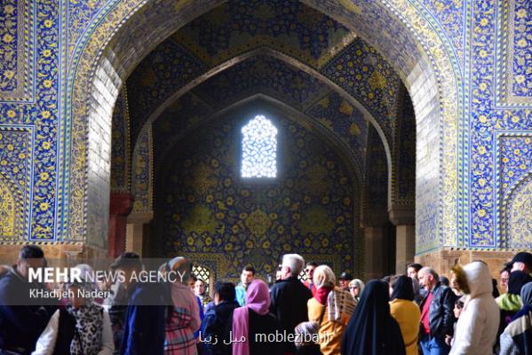 بیش از ۵ میلیون توریست نوروزی وارد استان اصفهان شده است