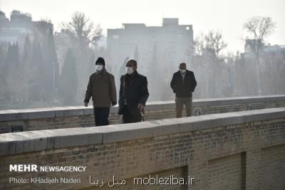 وضعیت قرمز آلودگی هوا در ۱۰ نقطه شهر اصفهان