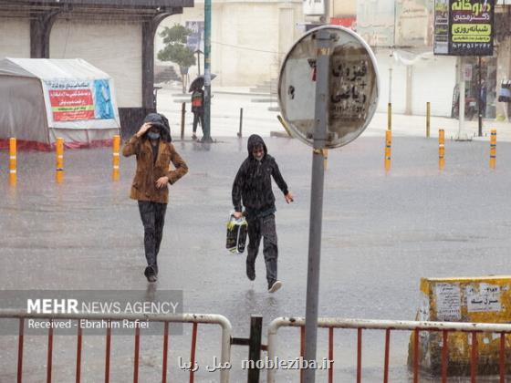 موج جدید بارش باران در سراسر کشور