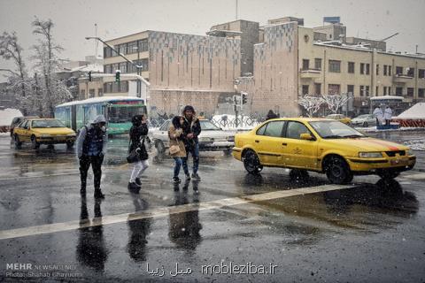 عرضه خدمات مطلوب به شهروندان در روزهایی برفی و بارانی