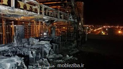 آتش سوزی مجتمع تجاری در غرب تهران، خطر سرایت به ساختمان های مجاور