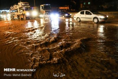 احتمال بالا آمدن آب رودخانه ها و آب گرفتگی معابر در بعضی استان ها